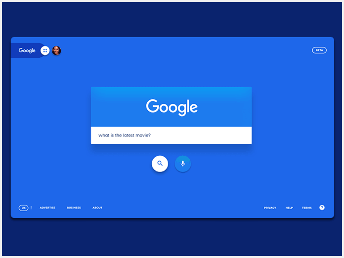 Google redesign